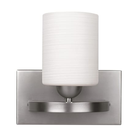 Canarm Hampton Single Light 8-1/4" Wide Bathroom Sconce Brushed Pewter