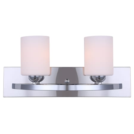 Canarm Hampton 2 Light 18" Wide Bathroom Vanity Light Chrome
