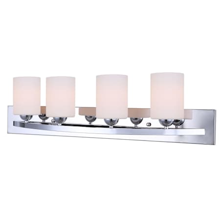 Canarm Hampton 4 Light 32" Wide Bathroom Vanity Light Chrome