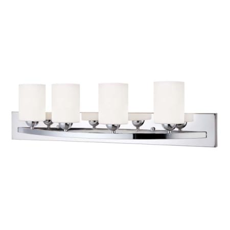 Canarm Hampton 4 Light 32" Wide Bathroom Vanity Light Chrome