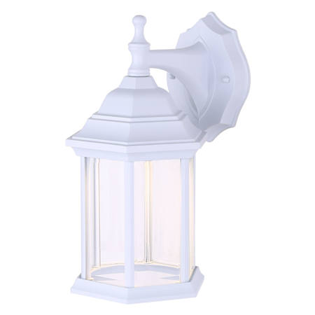 Canarm Dane 12" Tall Outdoor Wall Sconce White