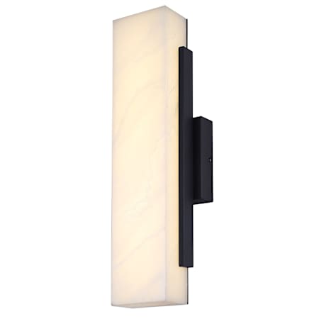Canarm Cam 18" Tall Outdoor Wall Sconce Black