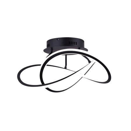 Canarm Zola 21" Wide LED Semi-Flush Ceiling Fixture Black