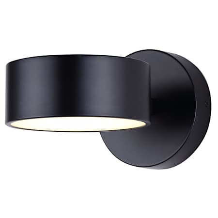 Canarm Montgomery 5" Tall Wall Sconce Black