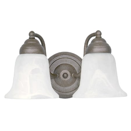 Capital Lighting 2 Light 7-1/4" Tall Bathroom Vanity Light Ash
