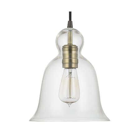 Capital Lighting 10-1/2" Tall Mini Pendant Aged Brass