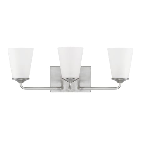 Capital Lighting Braylon 3 Light 23" Wide Bathroom Vanity Light Brushed Nickel