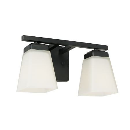 Capital Lighting Baxley 2 Light 13" Wide Bathroom Vanity Light Matte Black