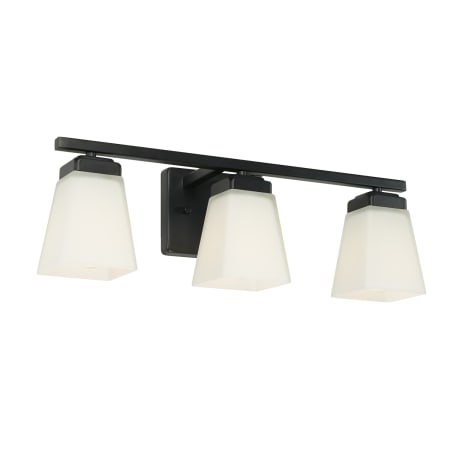 Capital Lighting Baxley 3 Light 22" Wide Bathroom Vanity Light Matte Black
