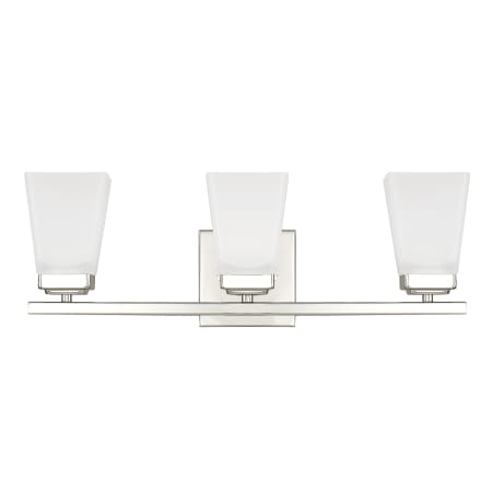 Capital Lighting Baxley 3 Light 22" Wide Bathroom Vanity Light Polished Nickel