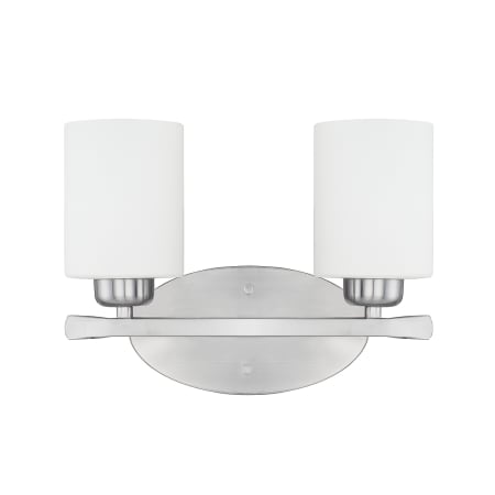 Capital Lighting Dixon 2 Light 13" Wide Bathroom Vanity Light Brushed Nickel