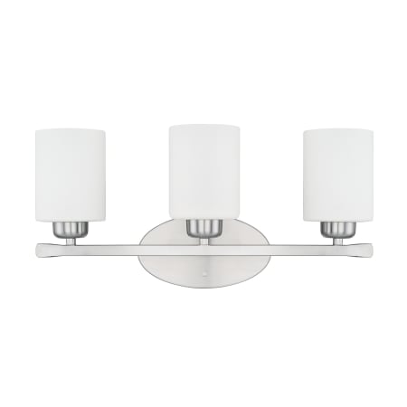 Capital Lighting Dixon 3 Light 21" Wide Bathroom Vanity Light Brushed Nickel