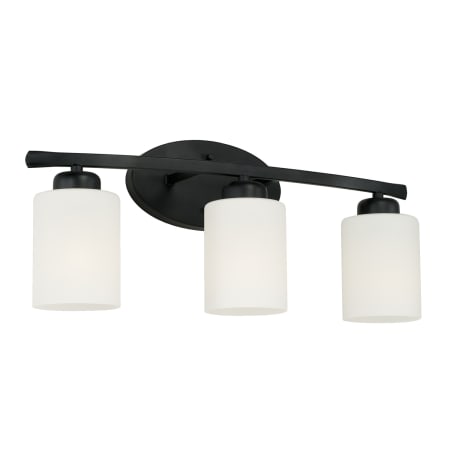 Capital Lighting Dixon 3 Light 21" Wide Bathroom Vanity Light Matte Black