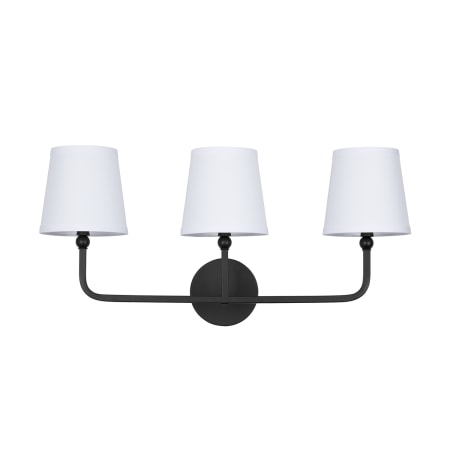 Capital Lighting Dawson 3 Light 26" Wide Bathroom Vanity Light Matte Black