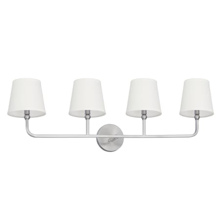 Capital Lighting Dawson 4 Light 35" Wide Bathroom Vanity Light Brushed Nickel