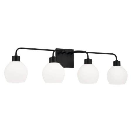 Capital Lighting Tanner 4 Light 34" Wide Vanity Light Matte Black