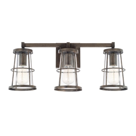Capital Lighting Beaufort 3 Light 23" Wide Bathroom Vanity Light Nordic Grey