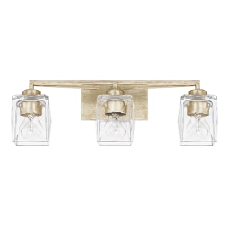 Capital Lighting Karina 3 Light 24" Wide Bathroom Vanity Light Winter Gold