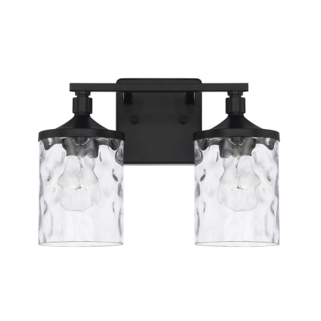 Capital Lighting Colton 2 Light 13" Wide Bathroom Vanity Light Matte Black
