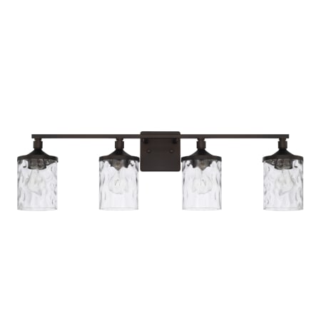 Capital Lighting Colton 4 Light 34" Wide Bathroom Vanity Light Bronze