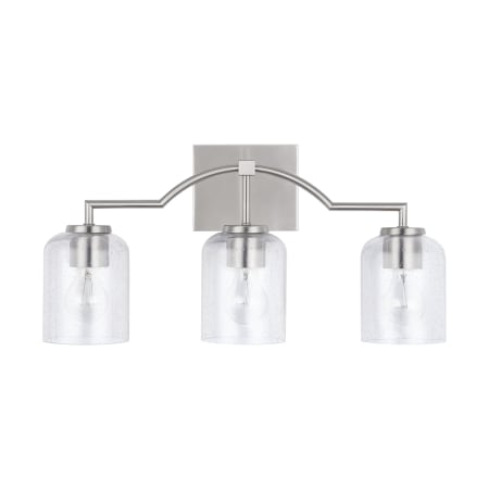 Capital Lighting Carter 3 Light 22" Wide Bathroom Vanity Light Brushed Nickel