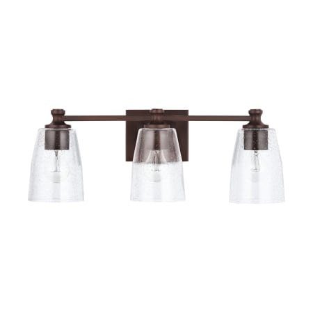 Capital Lighting Myles 3 Light 23" Wide Bathroom Vanity Light Bronze