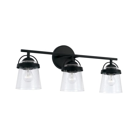 Capital Lighting Madison 3 Light 23" Wide Bathroom Vanity Light Matte Black