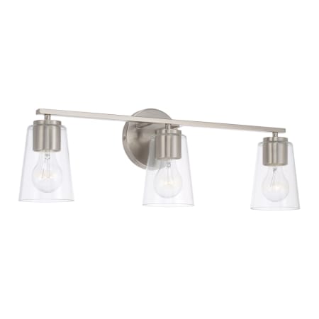 Capital Lighting Portman 3 Light 25" Wide Vanity Light Brushed Nickel