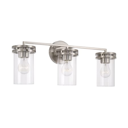 Capital Lighting Fuller 3 Light 24" Wide Vanity Light Brushed Nickel