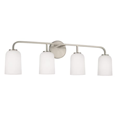 Capital Lighting Lawson 4 Light 33" Wide Vanity Light Brushed Nickel