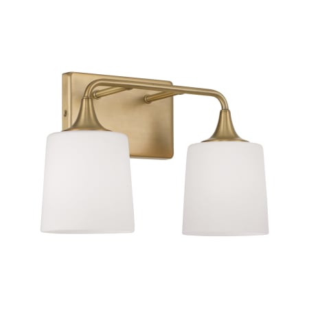 Capital Lighting Presley 2 Light 16" Wide Vanity Light Aged Brass
