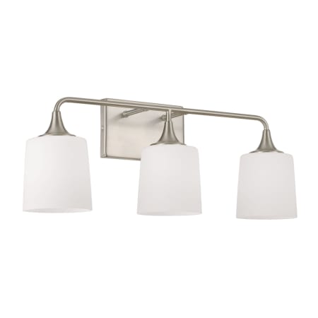 Capital Lighting Presley 3 Light 27" Wide Vanity Light Brushed Nickel