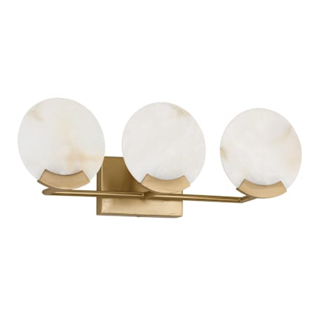 Capital Lighting Oriya 3 Light Vanity Light Aged Brass