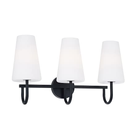 Capital Lighting Averitt 3 Light 24" Wide Vanity Light Matte Black