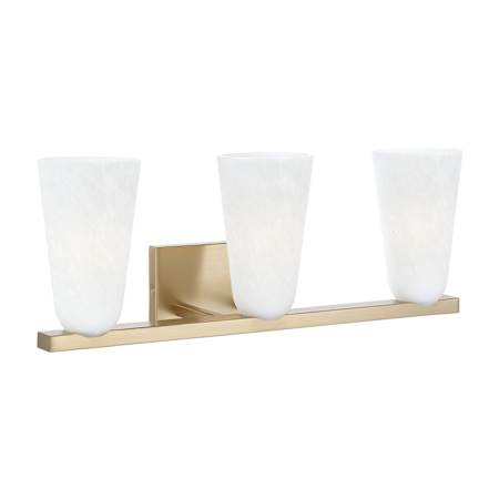 Capital Lighting Romy 3 Light 5" Wide Vanity Light Matte Brass