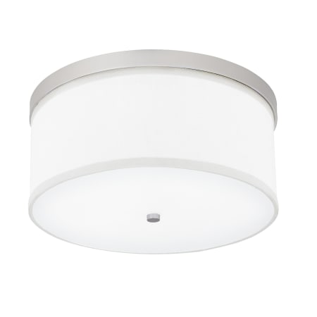 Capital Lighting Midtown 3 Light 16" Wide Flush Mount Drum Ceiling Fixture with Cream Shade Matte Nickel