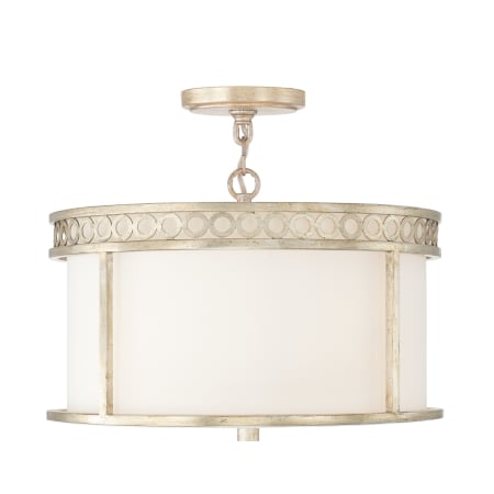Capital Lighting Isabella 4 Light 15" Wide Semi-Flush Drum Ceiling Fixture / Pendant Winter Gold