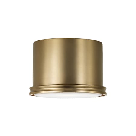 Capital Lighting Griffin 9" Wide Flush Mount Ceiling Fixture Aged Brass