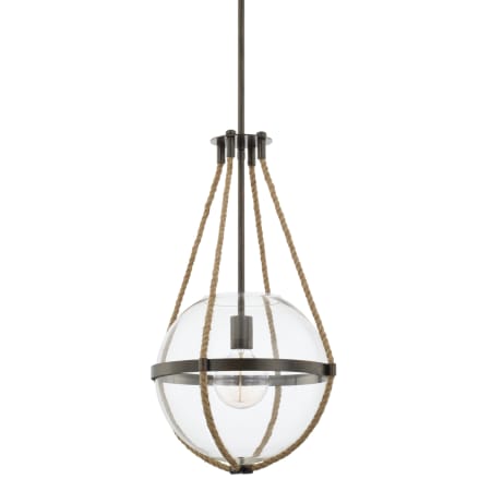 Capital Lighting Beaufort Single Light 13" Wide Pendant Nordic Grey