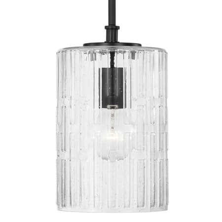 Capital Lighting Emerson 7" Wide Mini Pendant Matte Black