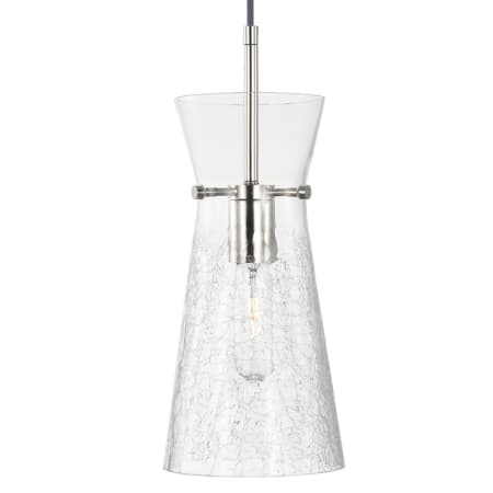 Capital Lighting 15" Tall Mini Pendant Polished Nickel