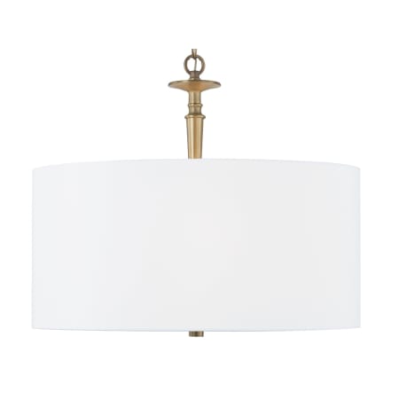Capital Lighting Abbie 3 Light 19" Wide Pendant Aged Brass