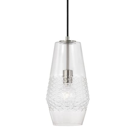 Capital Lighting Dena 7" Wide Pendant Brushed Nickel