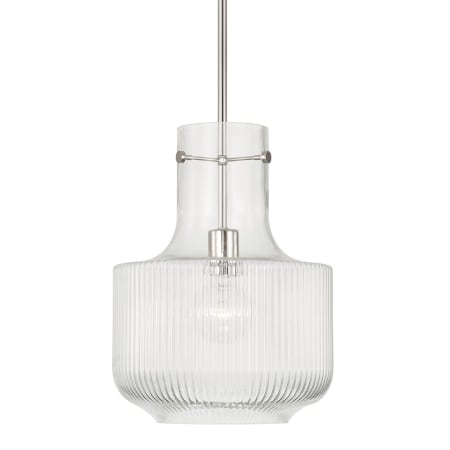 Capital Lighting Nyla 11" Wide Abstract Pendant Polished Nickel