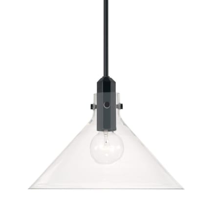 Capital Lighting Greer 14" Wide Pendant Matte Black