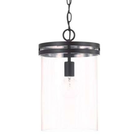 Capital Lighting Fuller 10" Wide Mini Pendant Matte Black