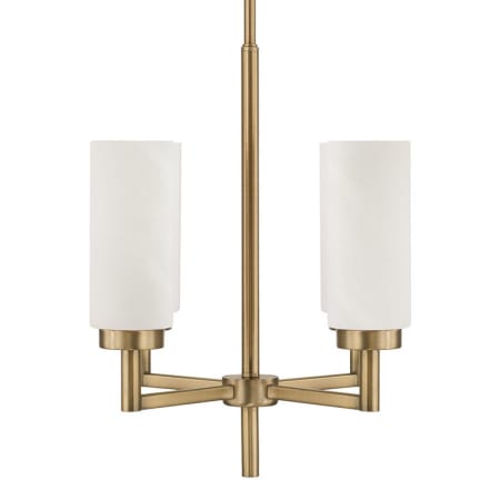 Capital Lighting Alyssa 4 Light 16" Wide Pendant with Faux Alabaster Glass Shades Aged Brass
