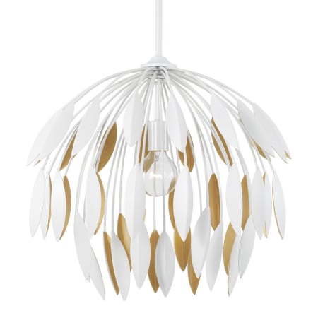 Capital Lighting Margeaux 20" Wide Botanical Pendant Matte White