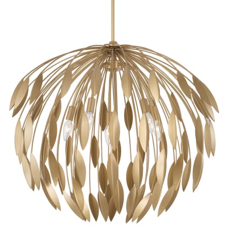 Capital Lighting Margeaux 5 Light 28" Wide Botanical Pendant Buffed Gold
