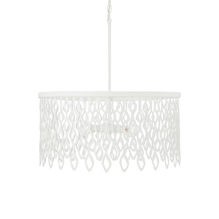 Capital Lighting Phoebe 4 Light 24" Wide Pendant Matte White